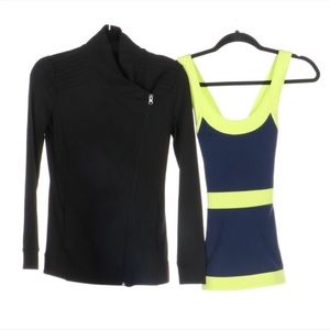 NWOT Susan Lucci Activewear Jacket & Tank Top Size XXS Her Personal Closet!